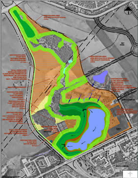 Cropped image of environmental reserve.