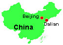 [Map shows location of Dalian]