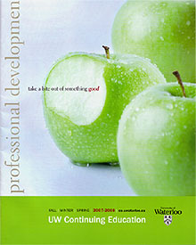 [Calendar cover pictures green apples]