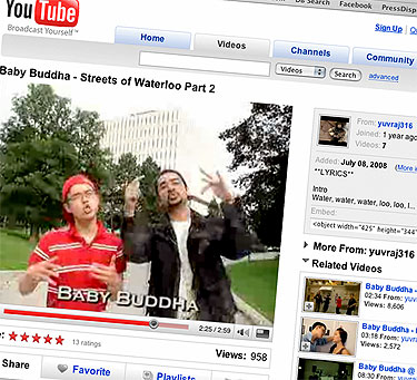 UW rap wunderkinds Baby Buddha appear on youtube.