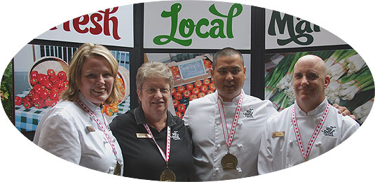 UW's gold award-winning chefs, 2008