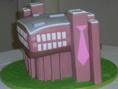 Math building in form of a wedding cake