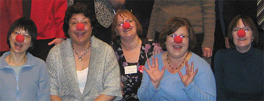[Red noses]