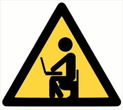clipart person at computer