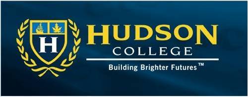The logo for Hudson College