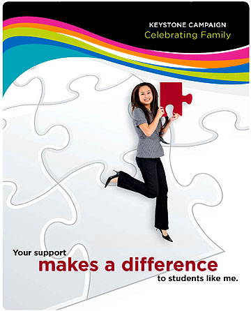 [Keystone brochure: 'Your support makes a difference']