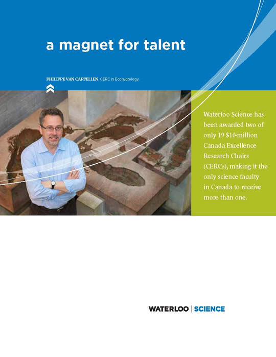 front cover of A Magnet for Talent  science brochure