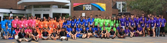 Students at third session of Student Life 101, 2011