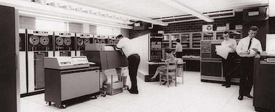 Undated computer lab photo.
