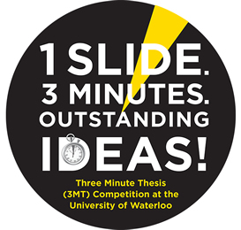 Three-Minute Thesis Project logo.