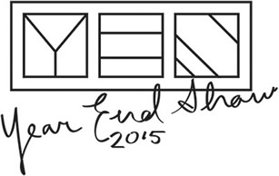 YES! The Year End Show 2015 logo.