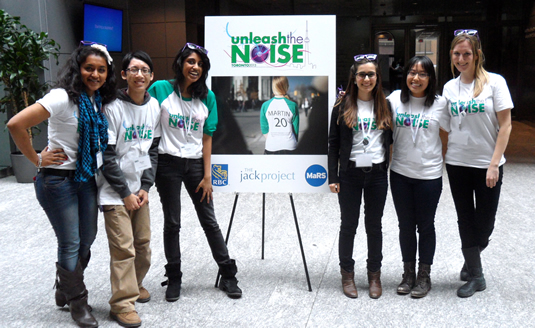 University of Waterloo students at Unleash the Noise.