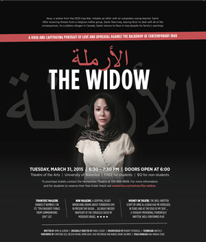 The Widow poster.