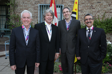 Ken McGillivray, Consul General of Canada David Fransen, Paul Salvini, and Feridun Hamdullahpur