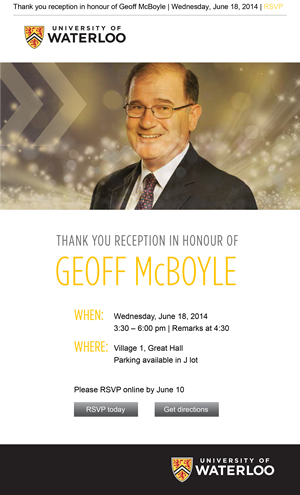 Geoff McBoyle thank-you reception invite image.