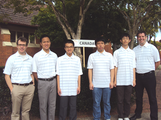 Troy Vasiga, Calvin Deng, Andy Huang, Angus Kong, Yuanhoa Wei, and J.P. Pretti.