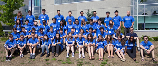 Participants in the fifth annual Quantum Cryptography School for Young Students.