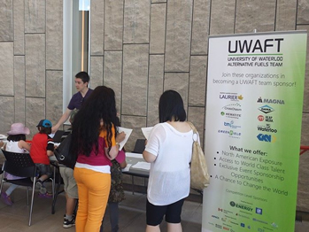 Children at the UWAFT EcoFest event.