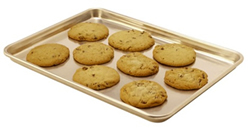 A tray of cookies.