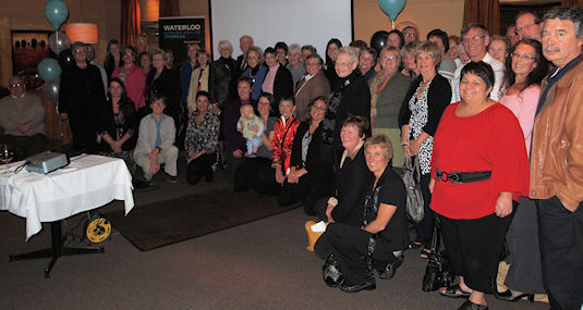 Well-Fit participants celebrate the 10th anniversary of the program.