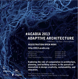 ACADIA conference poster.