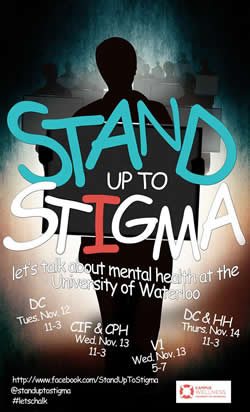 Stand Up to Stigma poster.