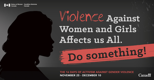 Violence against women and girls affects us all. Do something!
