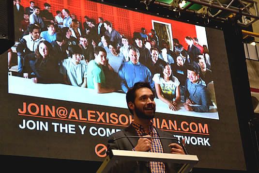 Alex Ohanian, co-founder of reddit, speaks at the University of Waterloo Friday.