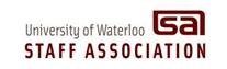 University of Waterloo Staff Association logo.