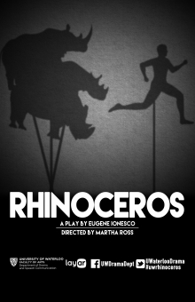 Rhinoceros Poster.
