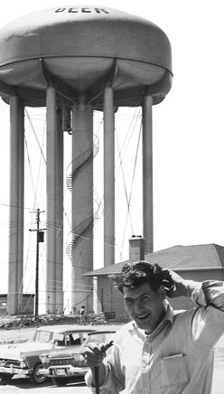 [K-W Record photo of water tower]